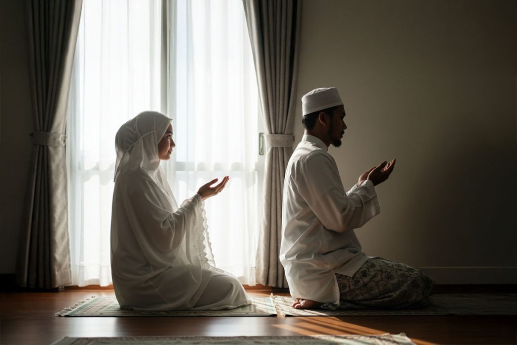 barakah in marriage by praying together